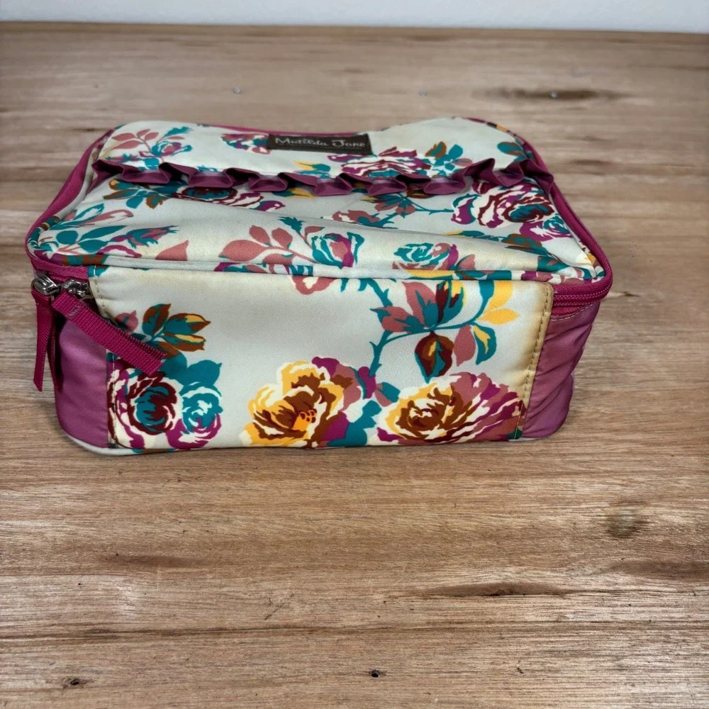 Matilda Jane Floral Ruffle Insulated Lunch Bag Pink Striped Botanical Box